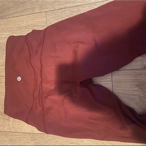 Lu lu lemon high rise leggings